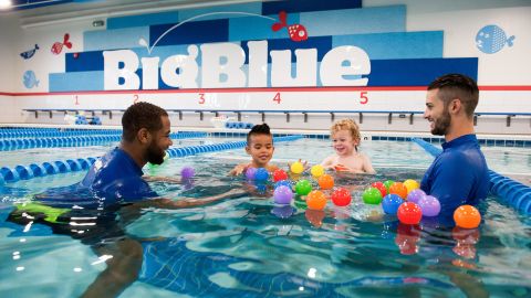 Chris DeJong opened the first  Big Blue Swim School in 2012 in Wilmette, Illinois. Today, the business has five locations in the Chicago area.