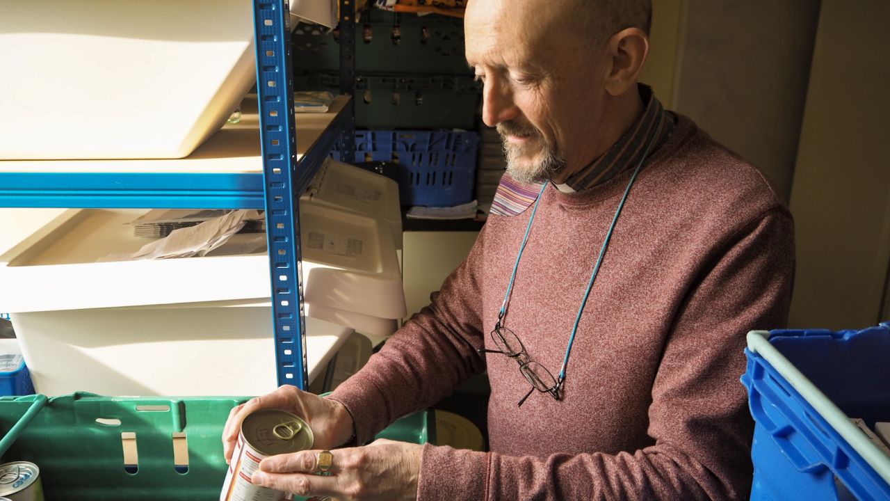 Mike Batchelor is a project manager at the charity store and advice center, Bridging the Gap.