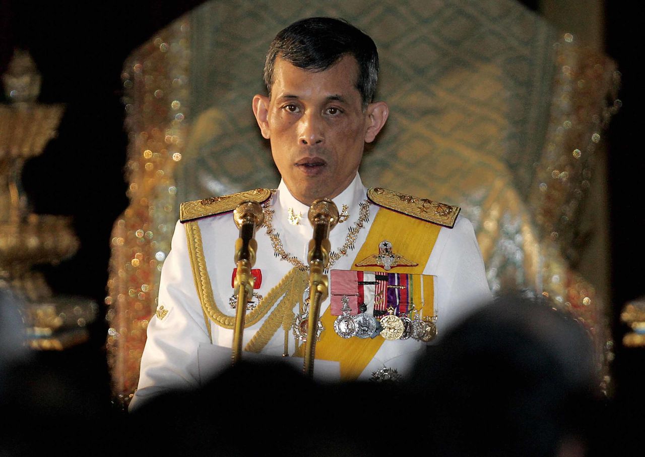 Maha Vajiralongkorn, seen here in 2008, became Thailand's King after the death of his father in 2016.