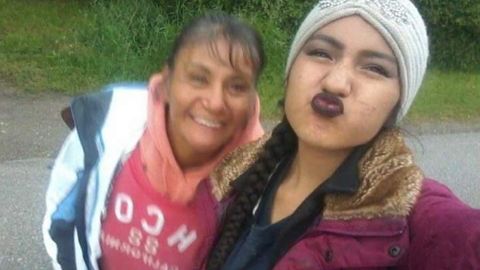 Shacaiah Harding, shown with her mother, Tamera Bearcomesout, went missing last summer from Billings.