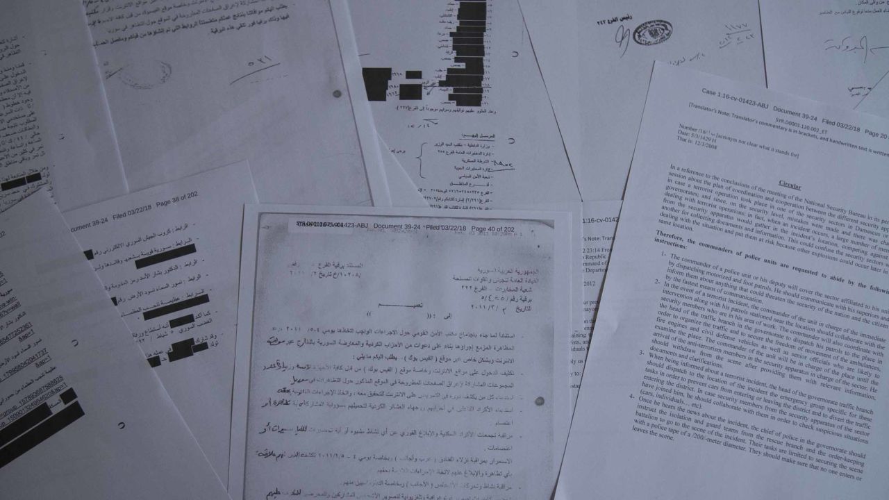While there are no 'smoking guns,' the documents help paint a picture of a brutal crackdown on dissidents ordered from high levels of command.