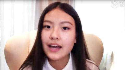 In a video on Chinese platform Douyu, a student identifying herself as Yusi Zhao said she was admitted to Stanford.