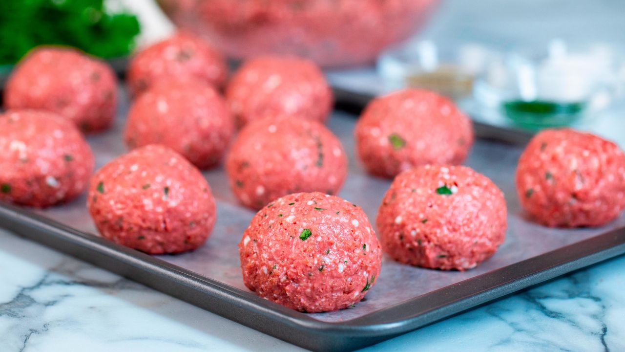 Beyond Meat patties are designed to look like meat.