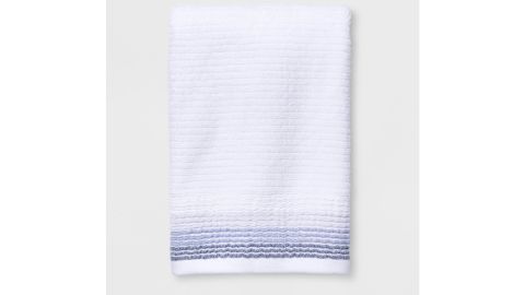 <strong>Strie Stripe Bath Towel — Project 62 ($12.99; </strong><a href="http://redirect.viglink.com?key=cee264513ad8ef39d602f2ea49303f1a&type=bk&u=https%3A%2F%2Fwww.target.com%2Fp%2Fstrie-stripe-bath-towels-project-62-153%2F-%2FA-53179089%3F" target="_blank" target="_blank"><strong>target.com</strong></a><strong>)</strong><br />