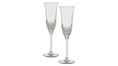 <strong>Two-Piece Lismore Essence Crystal Champagne Flutes ($160; </strong><a href="https://click.linksynergy.com/deeplink?id=Fr/49/7rhGg&mid=13816&u1=0503fivestarhome&murl=https%3A%2F%2Fwww.saksfifthavenue.com%2Fwaterford-two-piece-lismore-essence-crystal-champagne-flutes%2Fproduct%2F0400720084449" target="_blank" target="_blank"><strong>saksfifthavenue.com</strong></a><strong>)</strong><br />