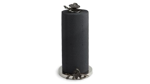 <strong>Black Orchid Paper Towel Holder ($135; </strong><a href="https://click.linksynergy.com/deeplink?id=Fr/49/7rhGg&mid=13816&u1=0503fivestarhome&murl=https%3A%2F%2Fwww.saksfifthavenue.com%2Fmichael-aram-black-orchid-paper-towel-holder%2Fproduct%2F0407536686850" target="_blank" target="_blank"><strong>saksfifthavenue.com</strong></a><strong>)</strong><br />