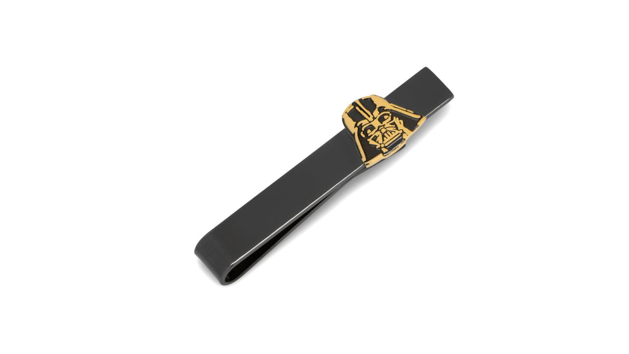 <strong>Darth Vader Tie Bar ($36; </strong><a href="https://click.linksynergy.com/deeplink?id=Fr/49/7rhGg&mid=1237&u1=0503starwarsday&murl=https%3A%2F%2Fshop.nordstrom.com%2Fs%2Fcufflinks-inc-darth-vader-tie-bar%2F4773964%3Forigin%3Dkeywordsearch-personalizedsort%26breadcrumb%3DHome%252FAll%2520Results%26color%3Dblack" target="_blank" target="_blank"><strong>nordstrom.com</strong></a><strong>)</strong><br />