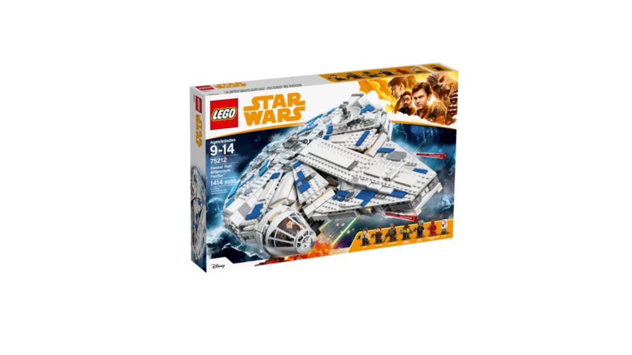 <strong>LEGO Kessel Run Millennium Falcon ($135.99, originally $169.99; </strong><a href="https://shop.lego.com/en-US/product/Kessel-Run-Millennium-Falcon-75212" target="_blank" target="_blank"><strong>shop.lego.com</strong></a><strong>)</strong><br />
