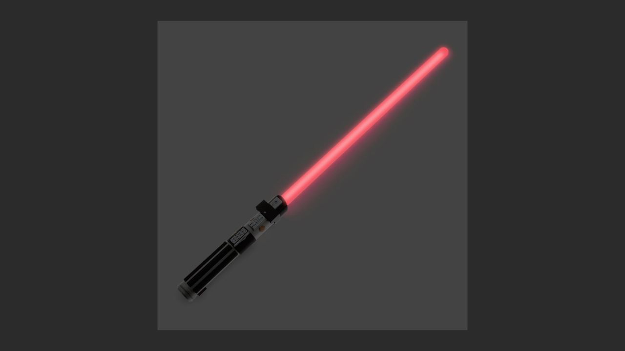 <strong>Darth Vader Lightsaber ($24.95, originally $29.95; </strong><a href="https://www.shopdisney.com/darth-vader-lightsaber-star-wars-1442923" target="_blank" target="_blank"><strong>shopdisney.com</strong></a><strong>)</strong><br />