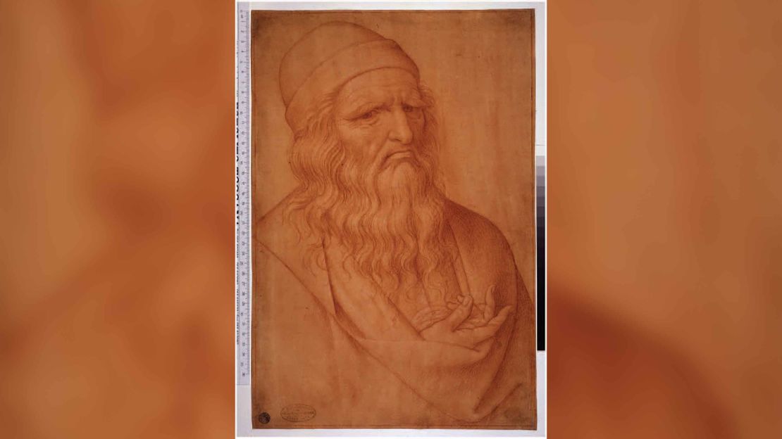 A 16th-century portrait of Leonardo da Vinci by Giovan Ambrogio Figino.