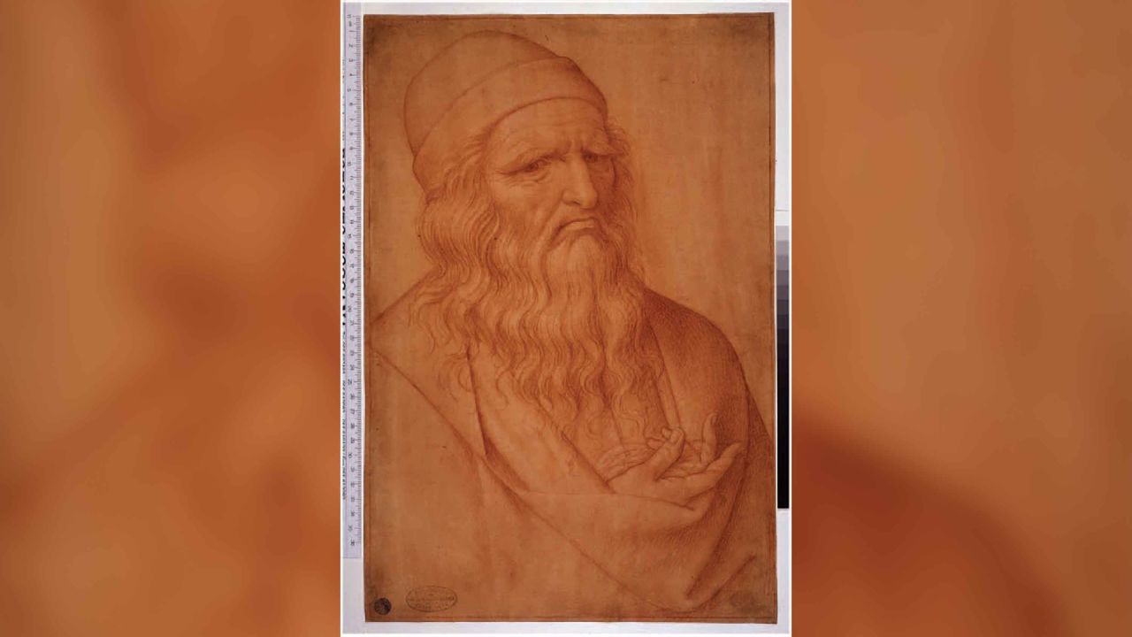 A 16th-century portrait of Leonardo da Vinci by Giovan Ambrogio Figino.