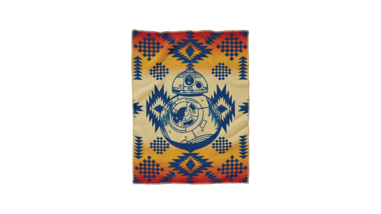 <strong>Pendleton Star Wars BB-8 Baby Blanket ($89.50; </strong><a href="https://click.linksynergy.com/deeplink?id=Fr/49/7rhGg&mid=1237&u1=0503starwarsday&murl=https%3A%2F%2Fshop.nordstrom.com%2Fs%2Fpendleton-star-wars-bb-8-baby-blanket%2F4938013%3Forigin%3Dkeywordsearch-personalizedsort%26breadcrumb%3DHome%252FAll%2520Results%26color%3Dmulti" target="_blank" target="_blank"><strong>nordstrom.com</strong></a><strong>)</strong><br />