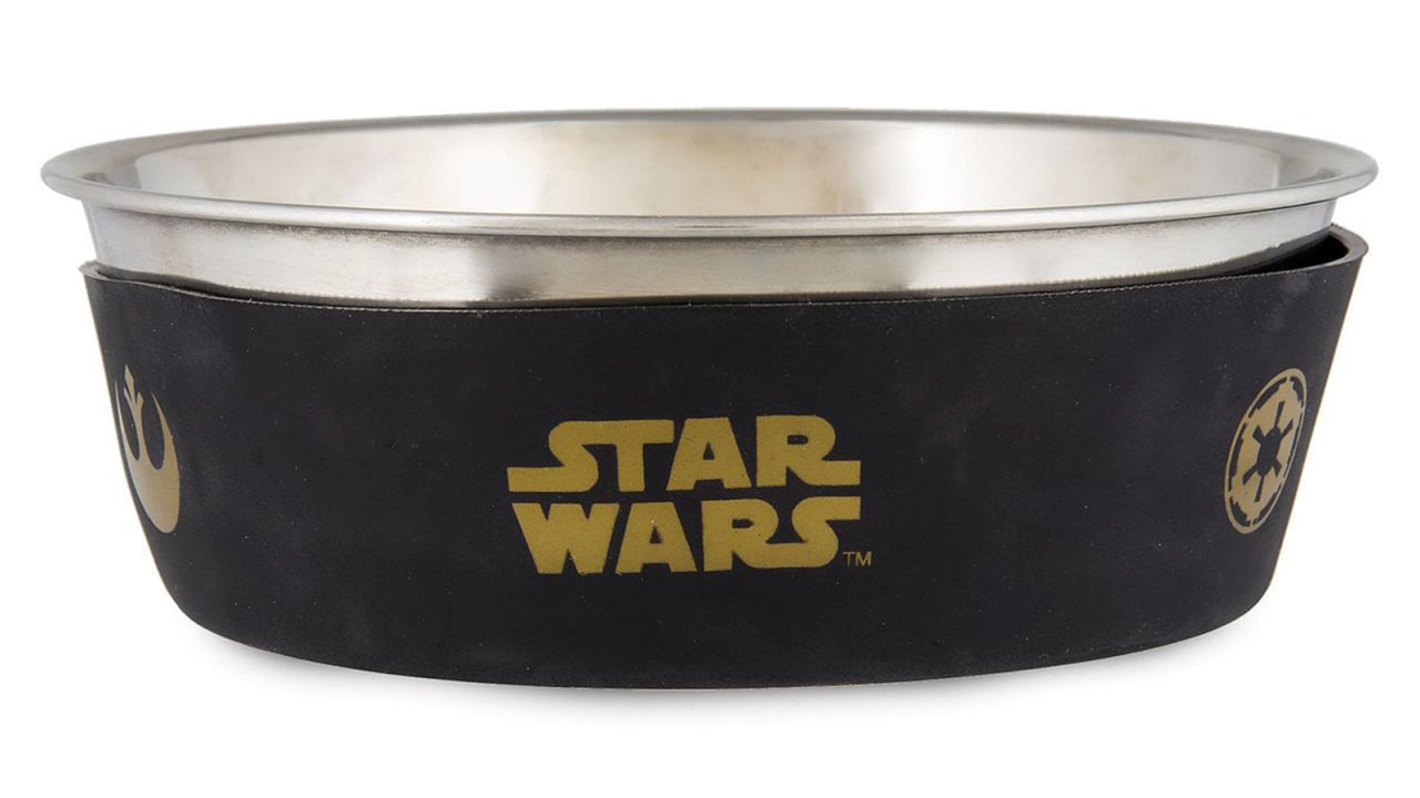 <strong>Star Wars Pet Bowl ($19.99; </strong><a href="https://www.shopdisney.com/star-wars-pet-bowl-1490918?splat=&captures=&redirect=true&rsize=1&rquery=Star%20Wars%20Pet%20Bowl" target="_blank" target="_blank"><strong>shopdisney.com</strong></a><strong>)</strong><br />
