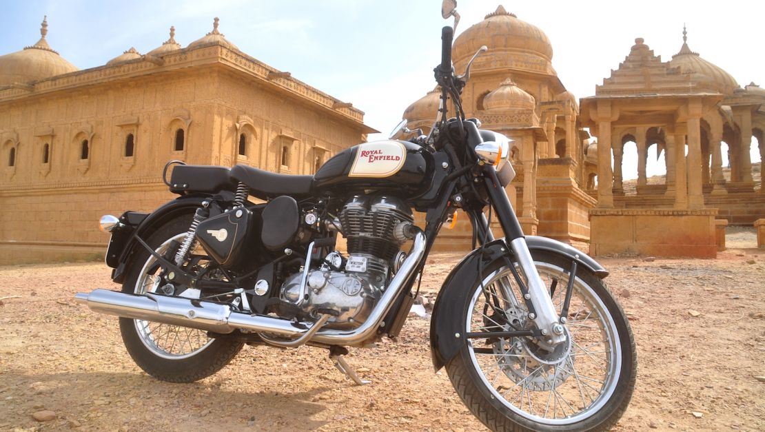 Vintage Rides offers travelers a chance to explore India on Royal Enfield motorbikes.