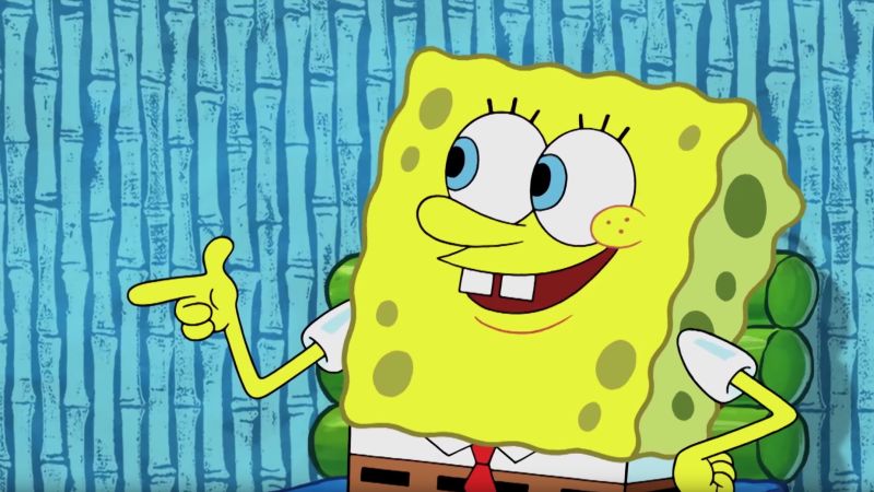Excess Cartoon Blue Picture Video - SpongeBob and the 7 life lessons he taught a generation | CNN