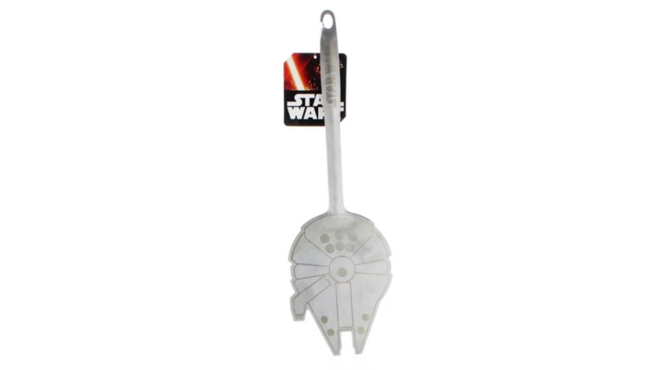 <strong>Star Wars Millennium Falcon Metal Spatula ($8.79, originally $10.99; </strong><a href="https://www.target.com/p/star-wars-millennium-falcon-metal-spatula/-/A-76195337" target="_blank" target="_blank"><strong>target.com</strong></a><strong>)</strong><br />