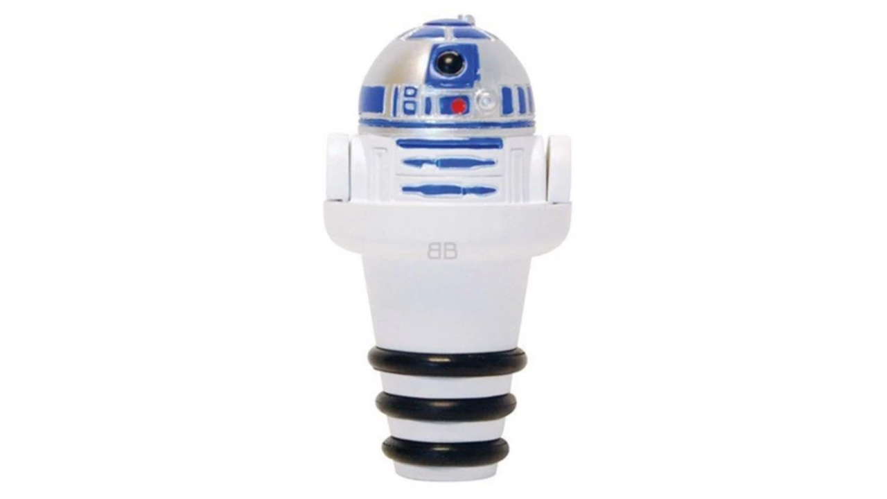 <strong>Star Wars Corkscrew Bottle Stopper R2-D2 ($13.59, originally $16.99; </strong><a href="https://www.target.com/p/star-wars-corkscrew-bottle-stopper-r2-d2/-/A-76411592" target="_blank" target="_blank"><strong>target.com</strong></a><strong>)</strong><br />