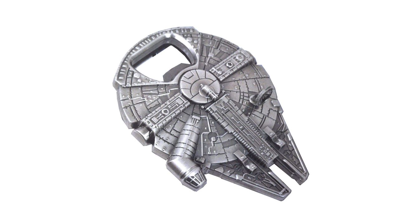 <strong>Star Wars Millennium Falcon Metal Bottle Opener ($3.60, originally $4.94; </strong><a href="https://amzn.to/2VJVHhc" target="_blank" target="_blank"><strong>amazon.com</strong></a><strong>)</strong><br />