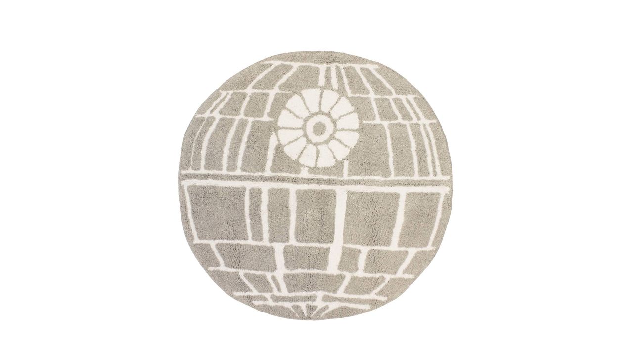 <strong>Jay Franco Star Wars Classic Gray Death Star Cotton Tufted Bath Rug ($24.99; </strong><a href="https://amzn.to/2LlnKiW" target="_blank" target="_blank"><strong>amazon.com</strong></a><strong>)</strong><br />