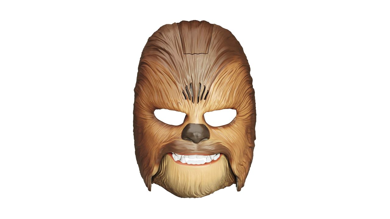 <strong>Star Wars Movie Roaring Chewbacca Wookiee Sounds Mask ($31.99; </strong><a href="https://amzn.to/2VKLGjY" target="_blank" target="_blank"><strong>amazon.com</strong></a><strong>)</strong><br />