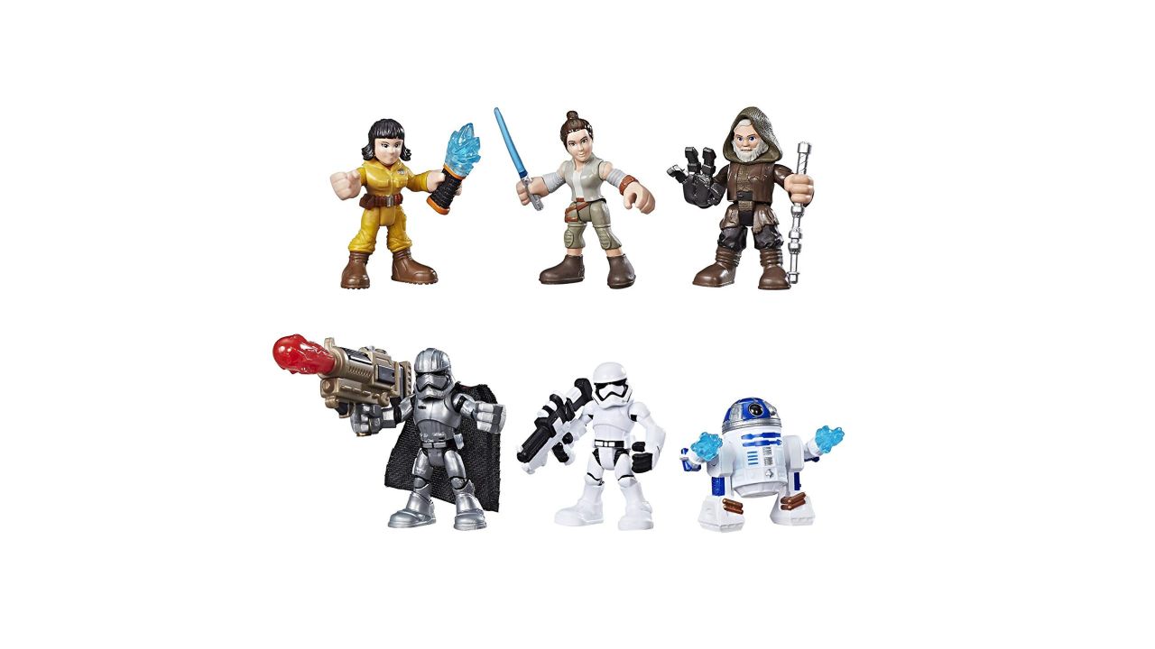 <strong>Playskool Galactic Heroes Star Wars Resistance VS. First Order Pack ($19.99; </strong><a href="https://amzn.to/2DNkN4C" target="_blank" target="_blank"><strong>amazon.com</strong></a><strong>)</strong><br />