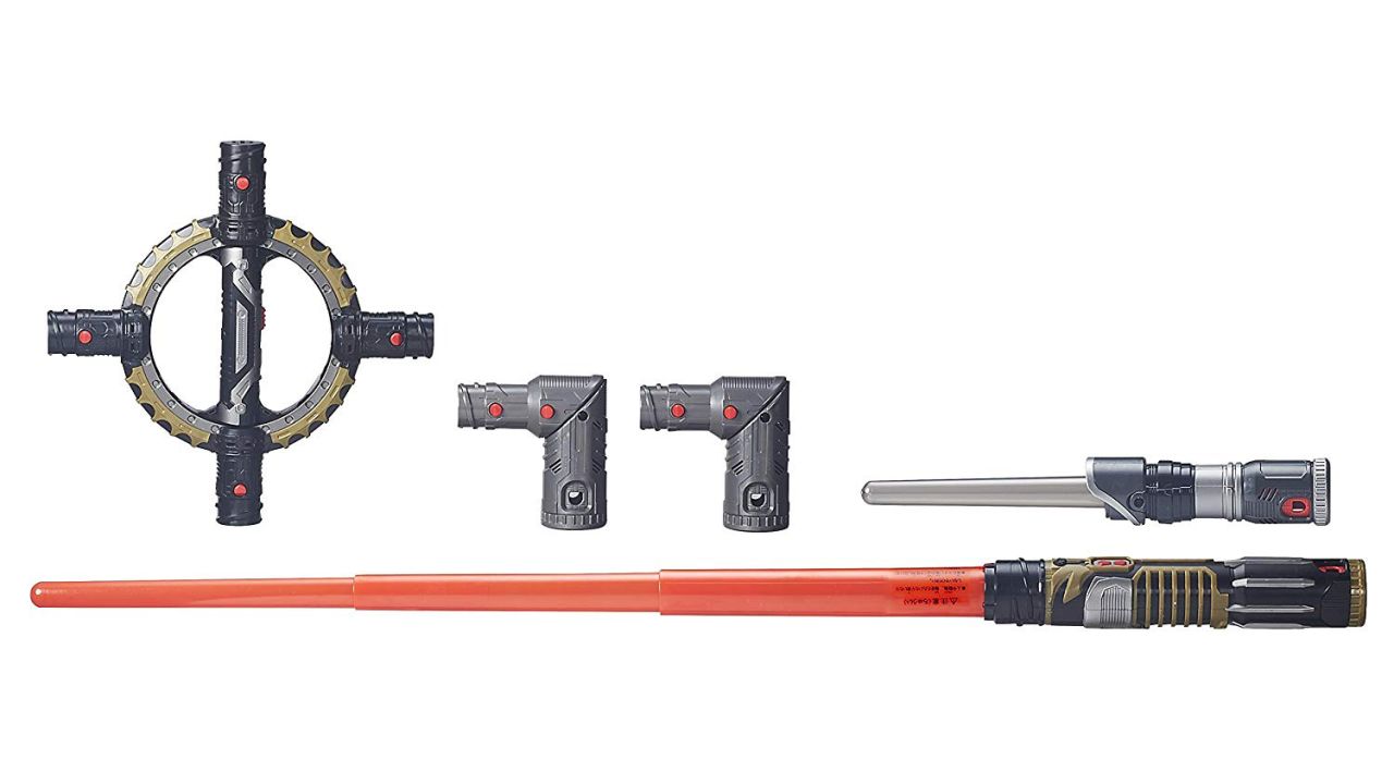 <strong>Star Wars BladeBuilders Spin-Action Lightsaber ($19.98, originally $49.99; </strong><a href="https://amzn.to/2VcrGaw" target="_blank" target="_blank"><strong>amazon.com</strong></a><strong>)</strong><br />
