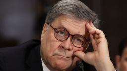 WASHINGTON, DC - MAY 1: U.S. Attorney General William Barr testifies before the Senate Judiciary Committee May 1, 2019 in Washington, DC. Barr testified on the Justice Department's investigation of Russian interference with the 2016 presidential election. (Photo by Win McNamee/Getty Images)