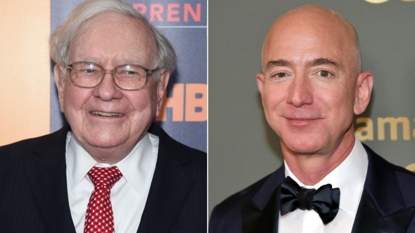 warren buffett jeff bezos split