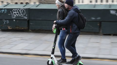 Several e-scooter renting apps operate in Paris.