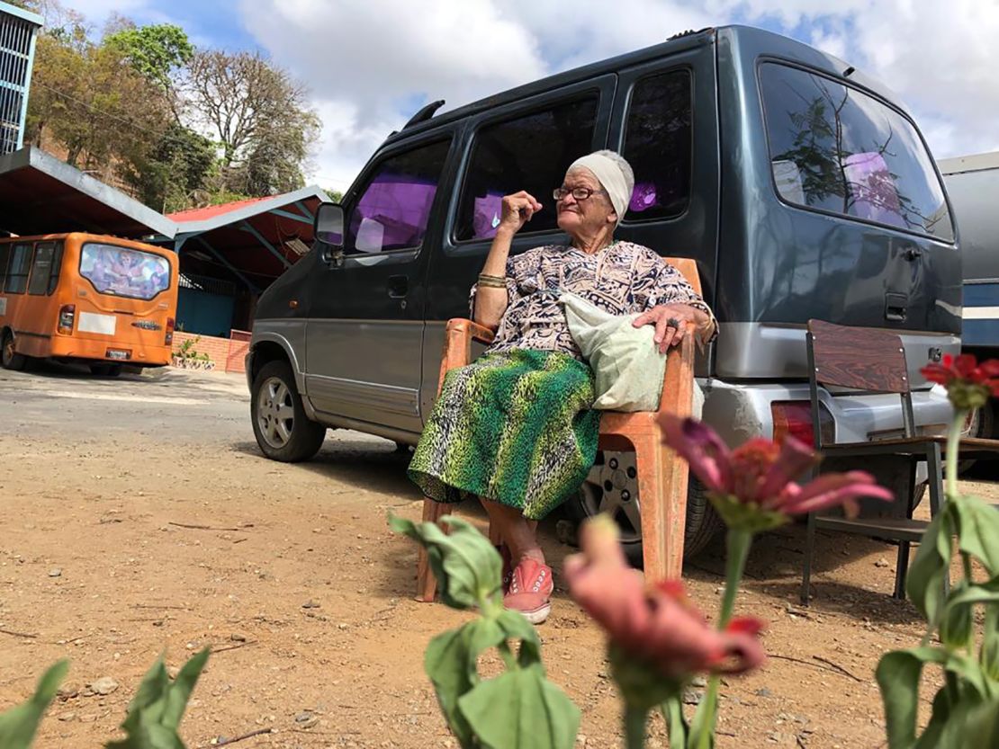 Victoria Madriz, 74, has been a resident here for more than a decade. She came after her family decided they couldn't afford to house and feed her as well as the rest of the family.