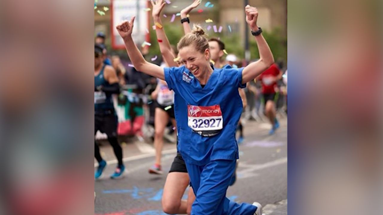 nurse skirt guinness world record marathon nr church howell vpx