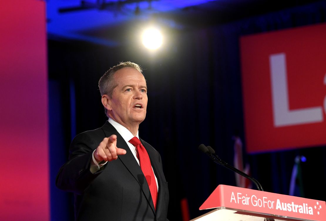 Labor Opposition leader Bill Shorten speaks during the Labor Campaign Launch on May 5, 2019 in Brisbane, Australia. 