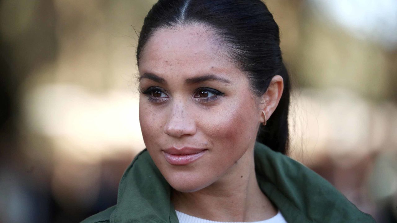 RABAT, MOROCCO - FEBRUARY 25:  Meghan, Duchess of Sussex visits the Moroccan Royal Federation of Equitation Sports on February 25, 2019 in Rabat, Morocco. The Duke and Duchess of Sussex are on a three day visit to the country. (Photo by Hannah Mckay - Pool / Getty Images)