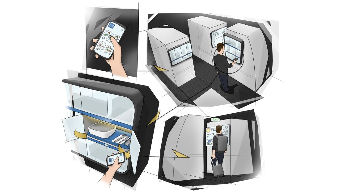 What if the Benefit kiosk could be brought from the airport to the plane?