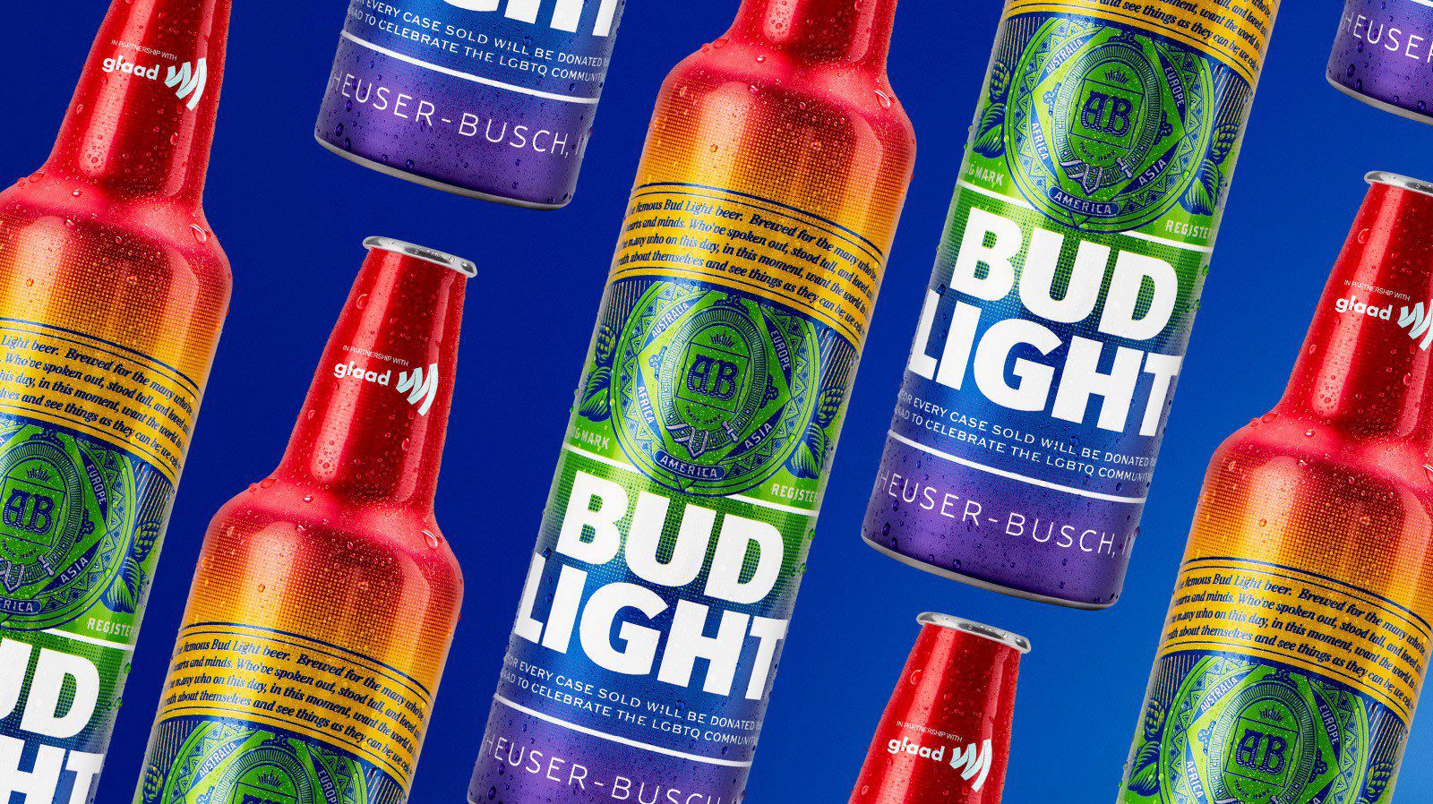 slack Seneste nyt strømper Bud Light is selling beer in rainbow bottles in June to celebrate Pride  Month | CNN