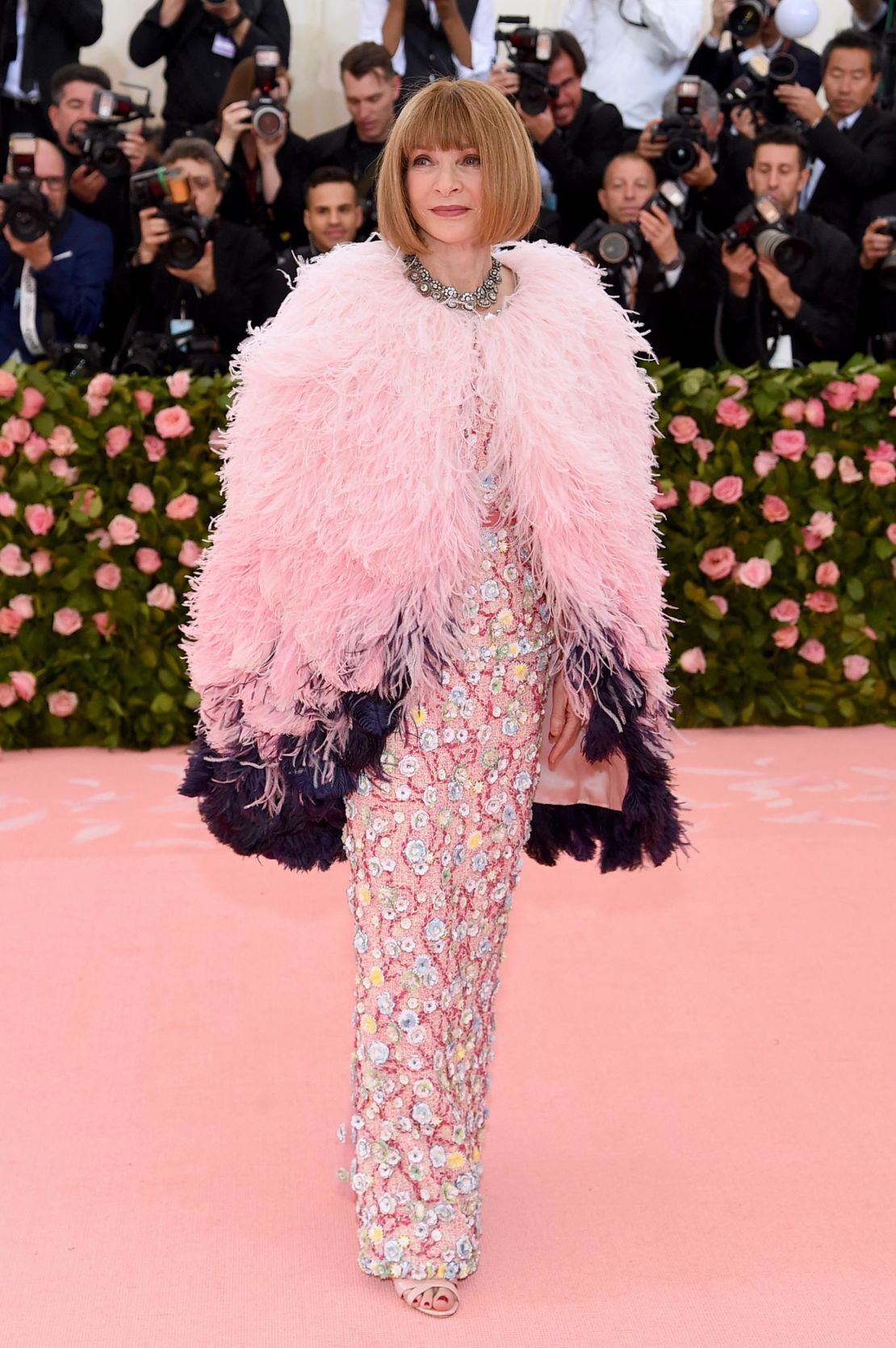 Anna Wintour pictured at this year's Met Gala.