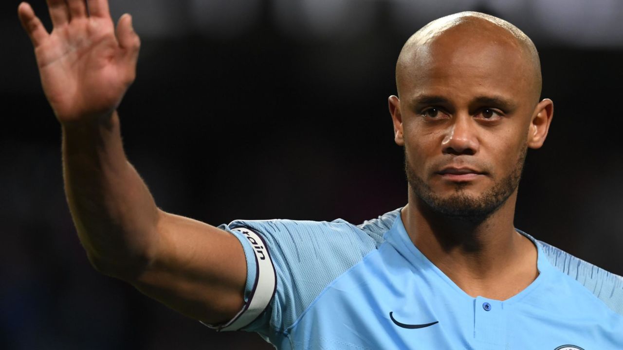 Kompany had tears in his eyes at the full-time whistle.
