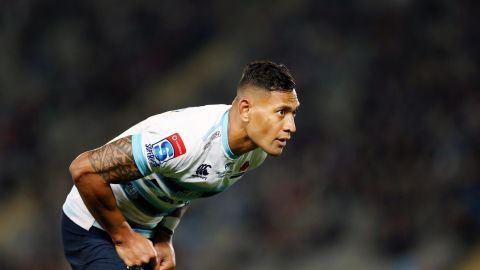 Folau previously played rugby league and Australian rules before switching to rugby union.