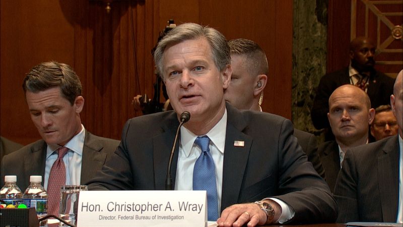 FBI Director Wray Distances Himself From Barr’s Use Of ‘spying’ On ...