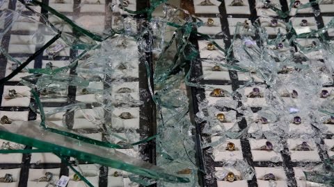 Two people have been arrested in connection with the clashes.