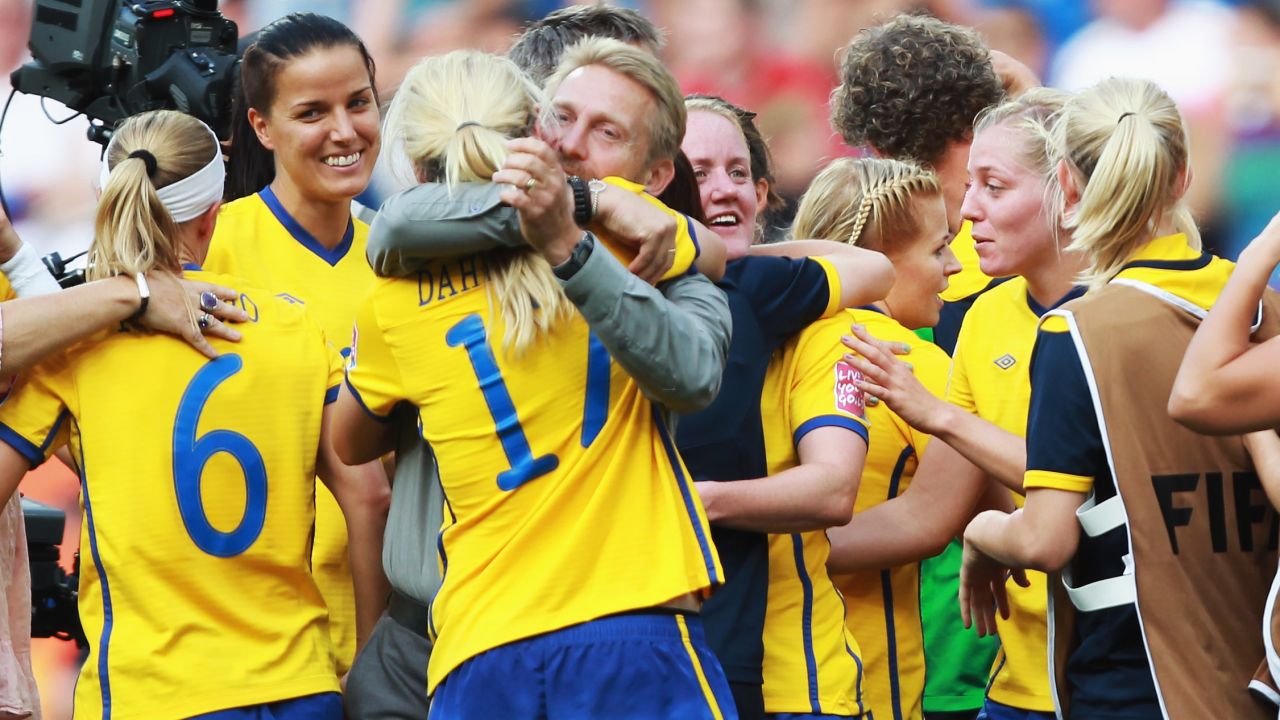 Dennerby guided Sweden to third at the 2011 Women's World Cup.