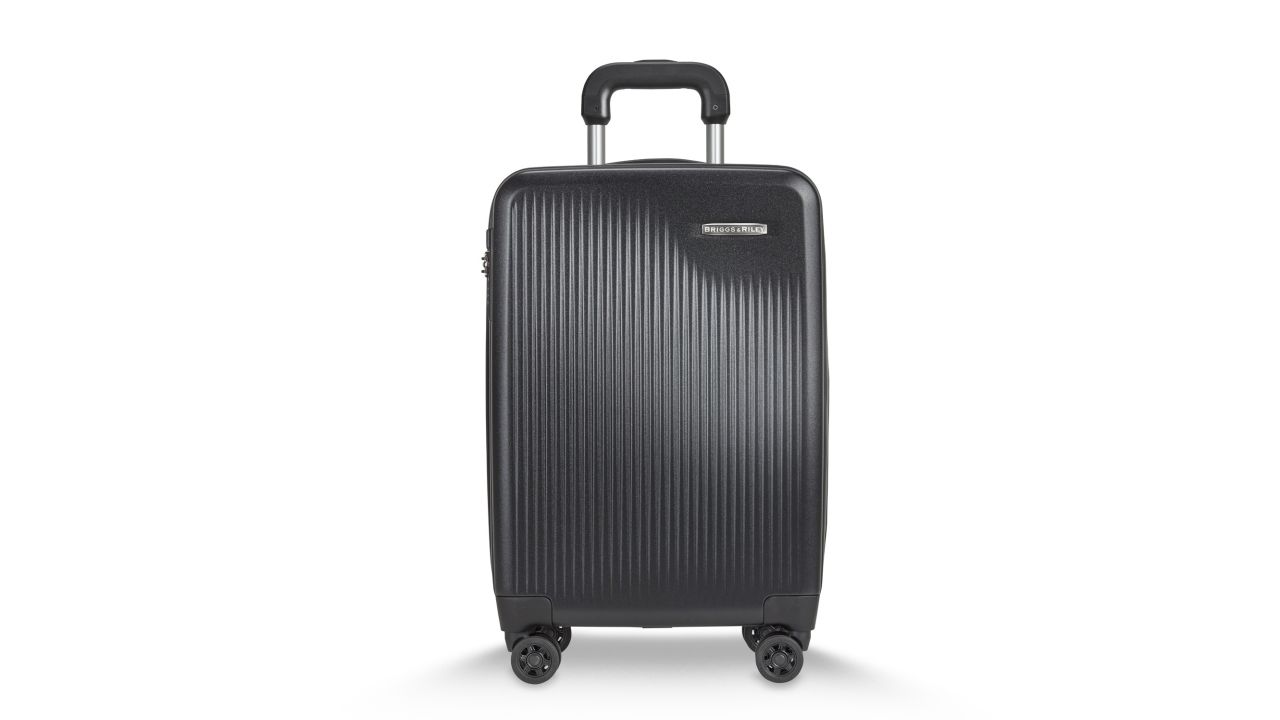 <strong>Briggs and Riley International Carry-On Expandable Spinner ($579; </strong><a href="https://www.briggs-riley.com/shop/sympatico-international-carry-on-expandable-spinner-su121cxsp" target="_blank" target="_blank"><strong>briggs-riley.com</strong></a><strong>) </strong>