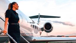 Mary Kalymnou flight attendant 06