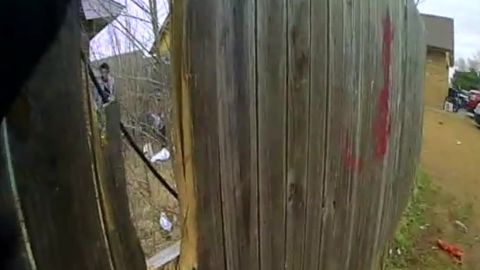 The footage provides a brief glimpse of Lorenzo before Holcomb opened fire. 