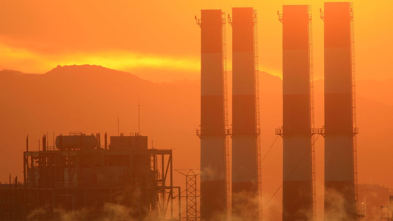 SUN VALLEY, CA - DECEMBER 11:  The Department of Water and Power (DWP) San Fernando Valley Generating Station is seen December 11, 2008 in Sun Valley, California. Under a new climate plan before state regulators, California would take major steps toward cutting greenhouse gas emissions. If adopted by the California Air Resources Board, it would be the most ambitious global warming prevention plan in the nation, outlining for the first time how businesses and the public would meet the 2006 law that made the state a leader on global climate change. The action would lead to the creation of a carbon-credit market to make it cheaper for the biggest polluters to cut emissions, and change the ways utilities generate power, businesses use electricity, and personal transportation    (Photo by David McNew/Getty Images)