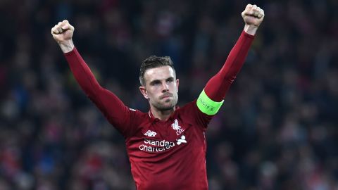 Jordan Henderson played a key part in Liverpool's first goal.