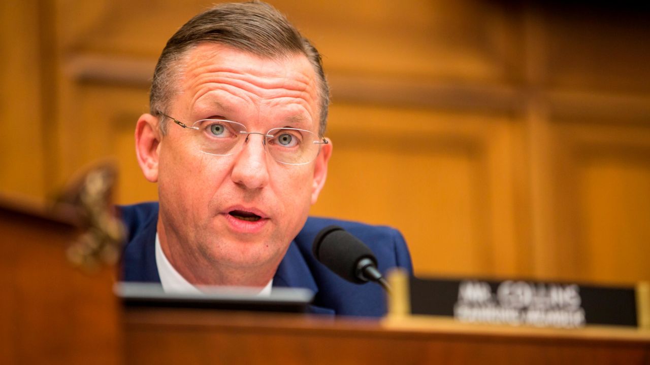 House Judiciary Committee Ranking Member Doug Collins speaks during a House Judiciary Committee hearing discussing hate crimes and the rise of white nationalism on Capitol Hill in April 2019 in Washington, DC.