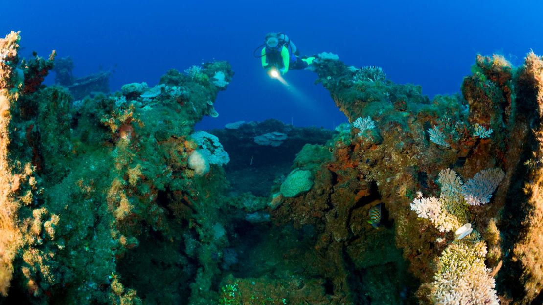 The waters around the Marshall Islands are home to spectacular scuba diving sites.