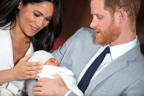 Prince Harry said becoming a parent was "amazing" as he held his son in his arms. "We're just so thrilled to have our bundle of joy," he said. "We're looking forward to spending some precious time with him as he slowly starts to grow up."