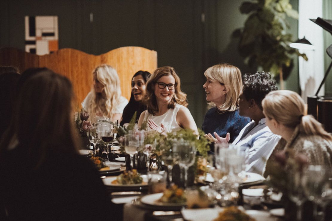Chief recently hosted a dinner for members with venture capitalist Susan Lyne, who says in her bio that "her biggest wins have all come from listening to, building for and betting on women."